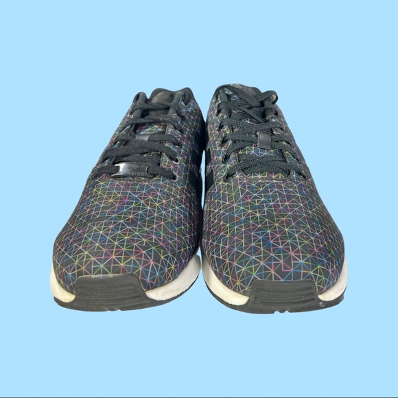 Adidas ZX Flux Size 9 Men's Gray Black Running Shoes AQ4023 - Picture 10 of 11